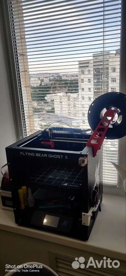 3d принтер flying bear ghost 5 + сушилка+ пластик