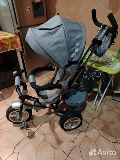 Велосипед с родительской ручкой