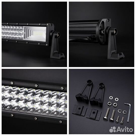 Балка светодиодная 405 W Led Bar Combo Black 135
