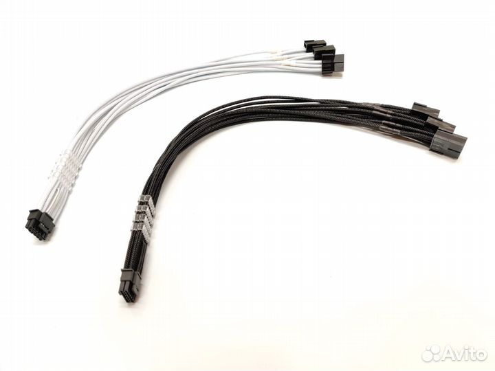 Переходник 12vhpwr 16 pin на 3х8 - RTX4080 1шт