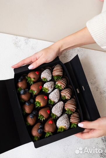 Набор клубники в бельгийском шоколаде
