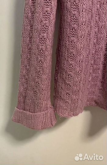 Джемпер брусничного цвета