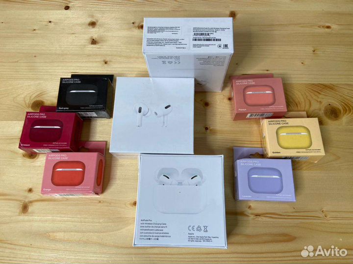Наушники Apple AirPods Pro (чехол в подарок)