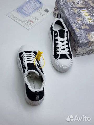 Кеды джинсовые Dior