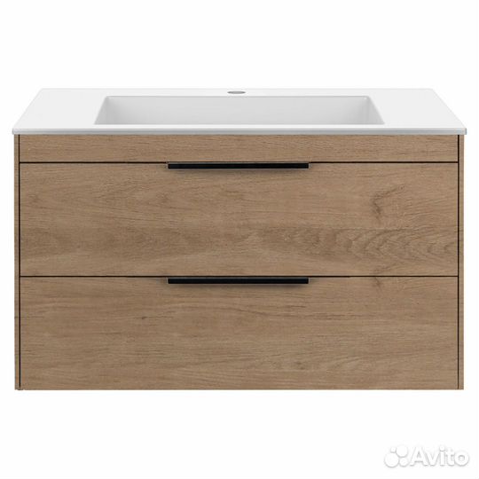 Тумба с раковиной Vincea Chiara 2D VMC-2C2800NO Бе