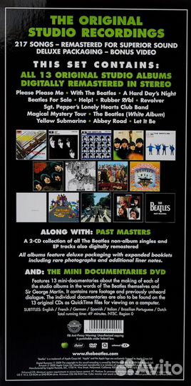 The Beatles 16 CD + DVD Box