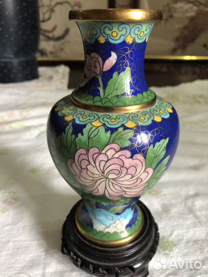 Китайская вазочка клуазоне