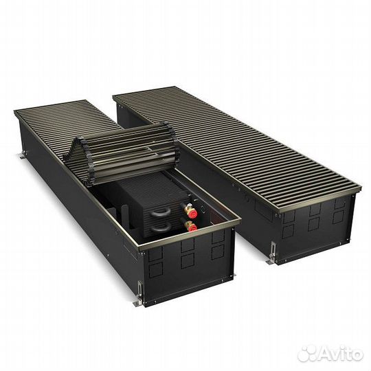 Внутрипольный конвектор с естественной конвекцией