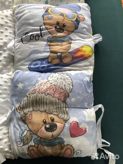 Бортики в кроватку