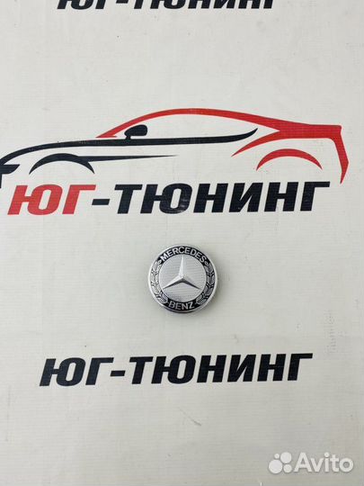 Колпачки в ступицу Mercedes Classic черный 4 шт