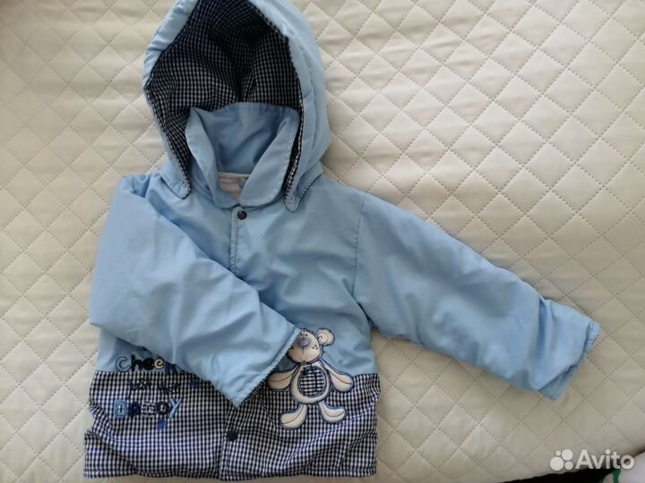 Детские вещи для мальчика пакетом 74-80