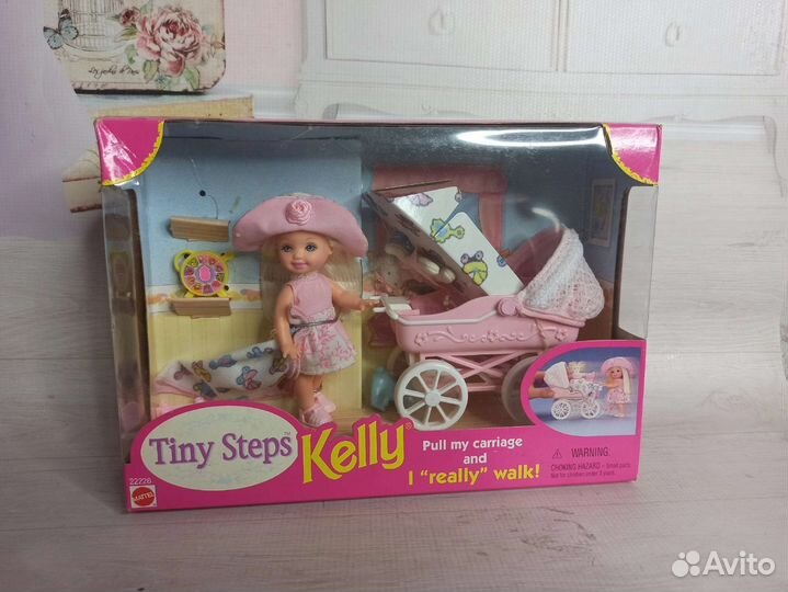 Кукла Келли Tiny Steps Kelly Mattel