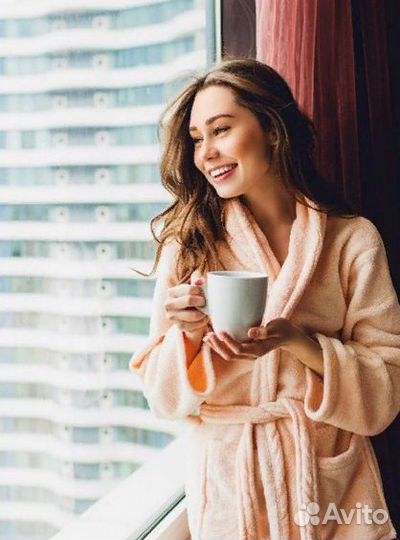 Махровый халат