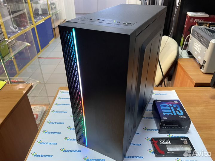Компьютер для игр Core i3-9100F / GTX 1050 +16игр