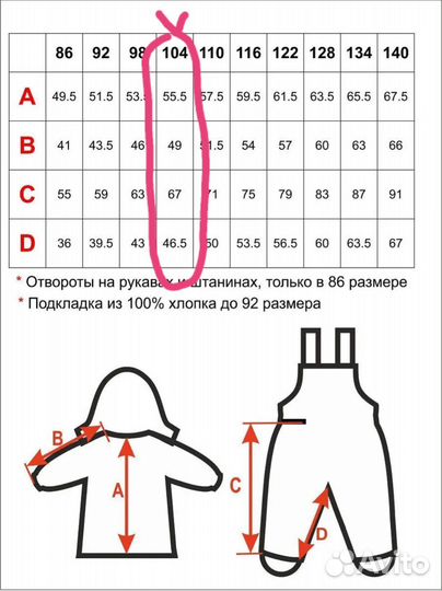 Костюм nels 104 зима