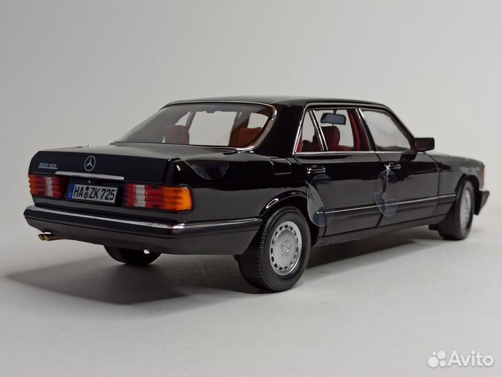 Mercedes 560 Sel Black (W126) Norev 1:18 Раритет