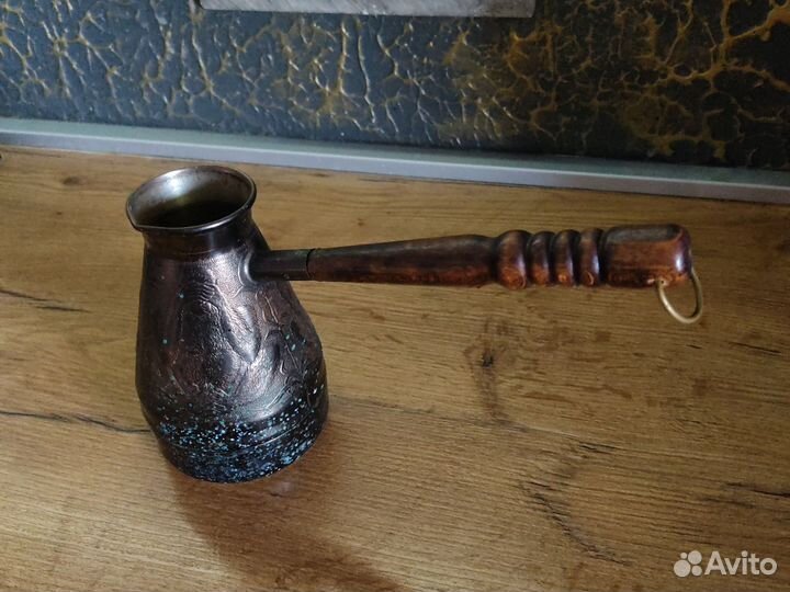 Турка для кофе медная