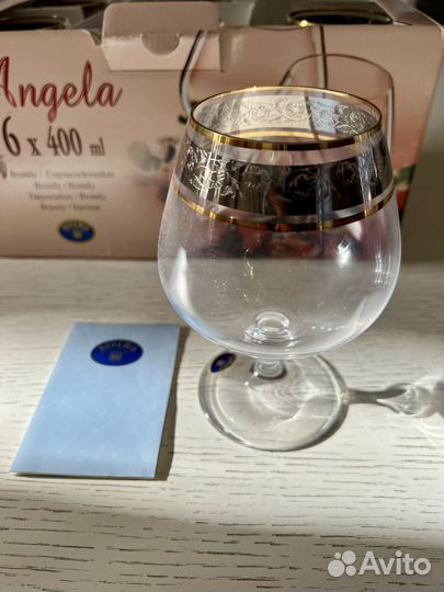 Бокалы для бренди коньяка Bohemia новые