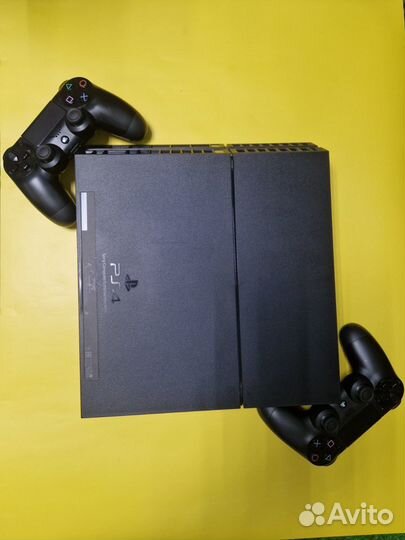 Ps 4 1TB, 2 джойстика, игры