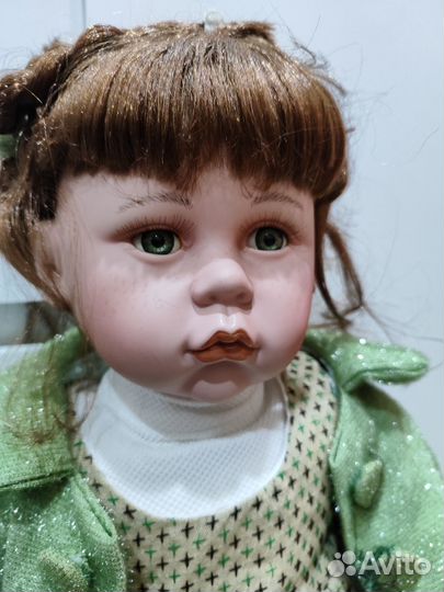 Кукла фарфоровая большая