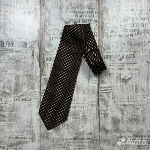 Шелковый галстук Yves Saint Laurent, оригинал