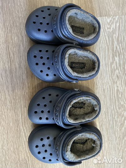 Сабо Crocs с утепленным верхом