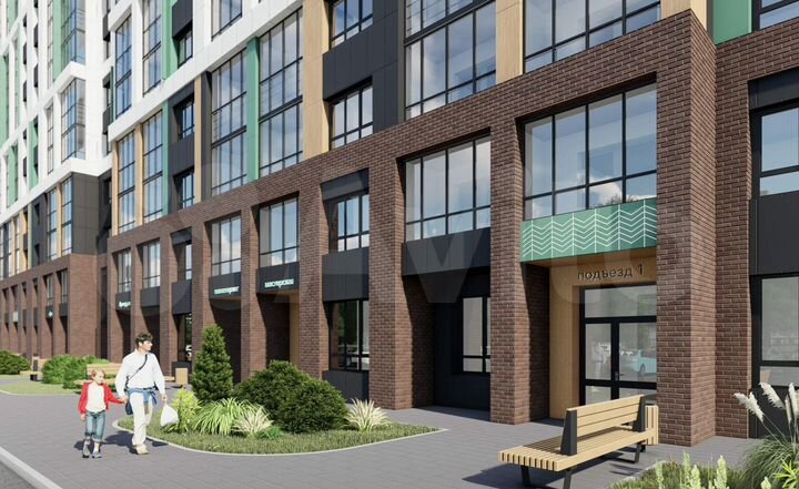 Квартира-студия, 41 м², 3/3 эт.