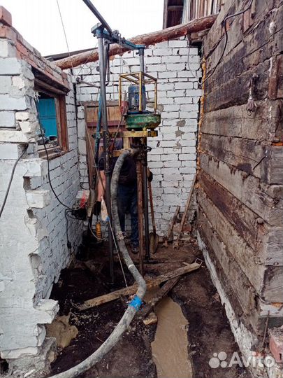 Бурение скважин малогабаритной установкой