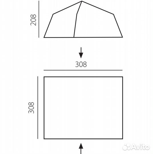 Палатка-шатер Btrace Rest