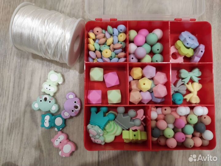 Силиконовые бусины