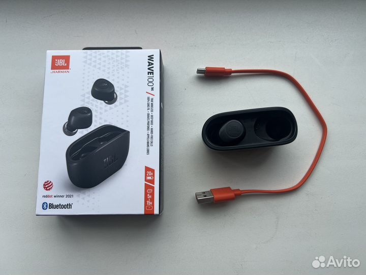 Беспроводные наушники JBL Wave 100 Tws (оригинал)