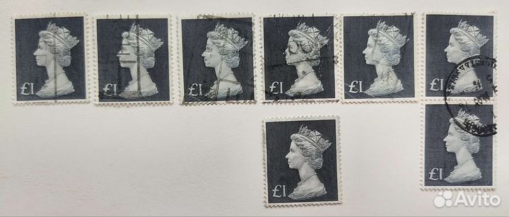 Марки Великобритания Елизавета II