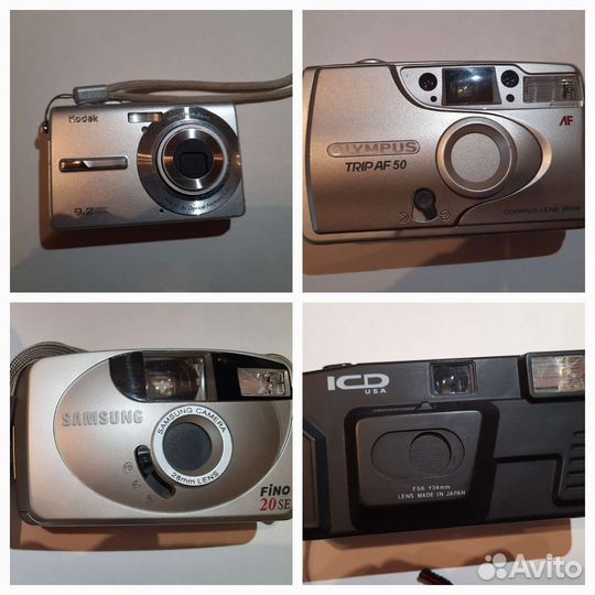 Фотоаппараты kodak, olimpus, samsung