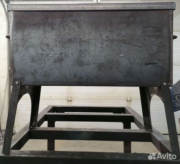 Коптильня горячего копчения (шарабан) 300х300х600