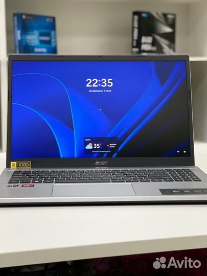 Ноутбук acer Rayzen 7 5700/16g/512SSD