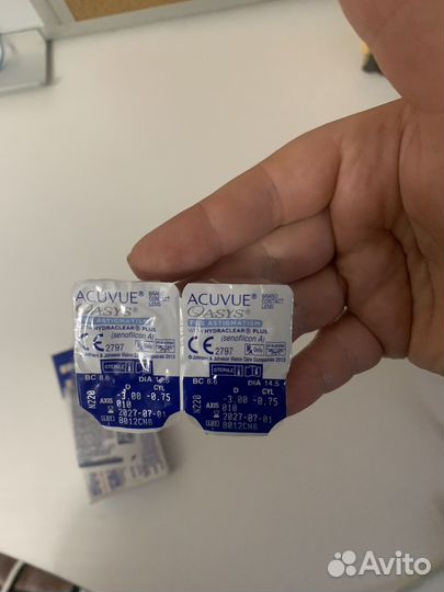 Линзы acuvue oasys