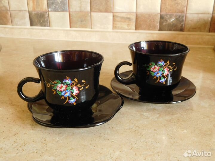 Сервиз чайный стеклянный