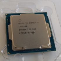 Процессор intel core i3 8100 1151 v2 uhd 630