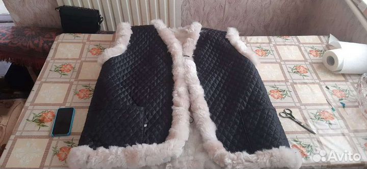 Жилетки меховые(мутон)