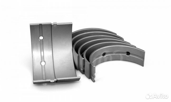 Вкладыши коренные 0.25 (с упорным подшипником, канавки-180, на 4-ой шейке -360) Audi/VW 0.8-1.8 UM