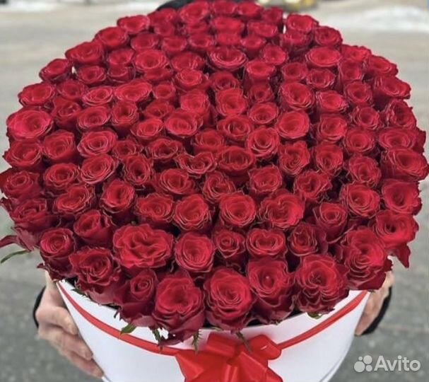 51 Роза красные, белые