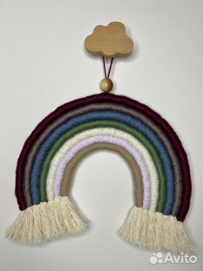 Радуга макраме в детскую декор