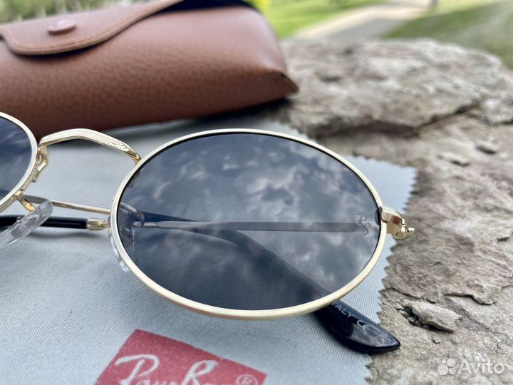 Солнцезащитные очки RAY BAN Round Metal золотые