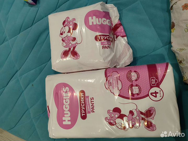 Подгузники трусики huggies 4