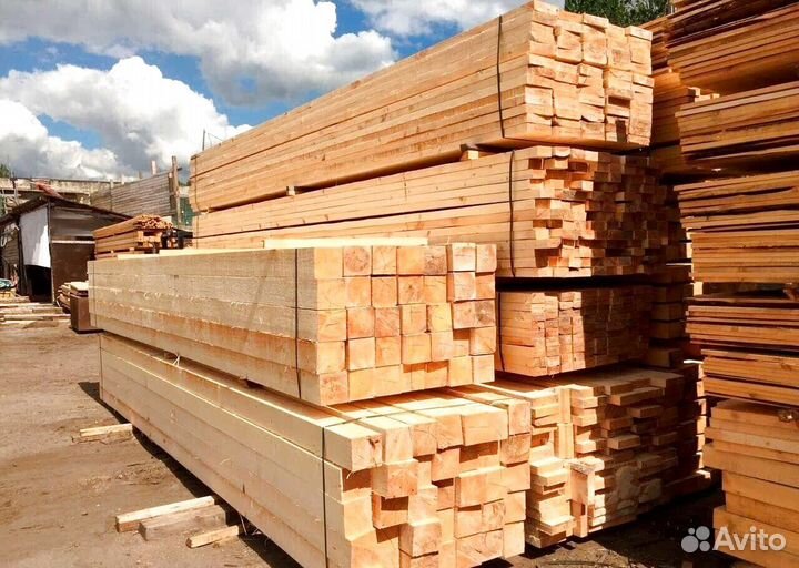 Брус 100х200х6000