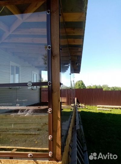 Мягкие окна для беседки