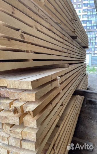 Доска обрезная хвоя