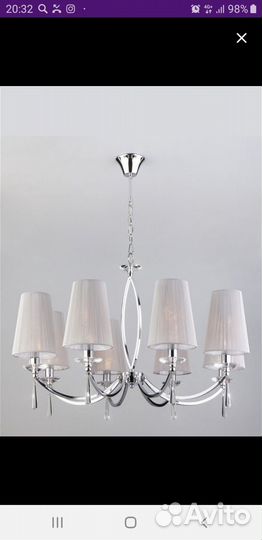 Люстра, новая