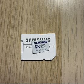 Карта памяти microsd samsung evo plus 128 gb