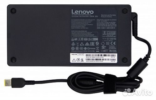 Блок питания Lenovo прямоугольный разъем, 230W (20